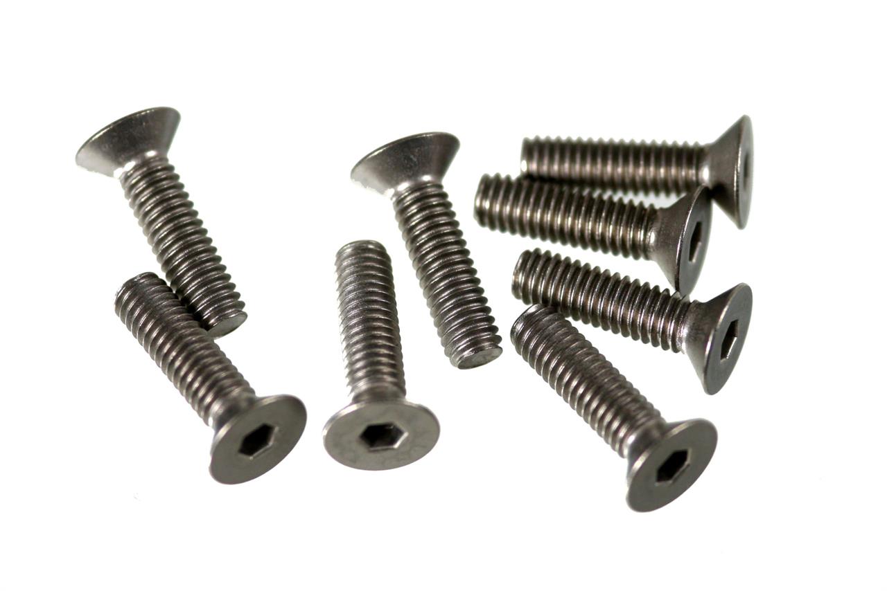 M4X15 F/H TITANIUM SCREW (8)